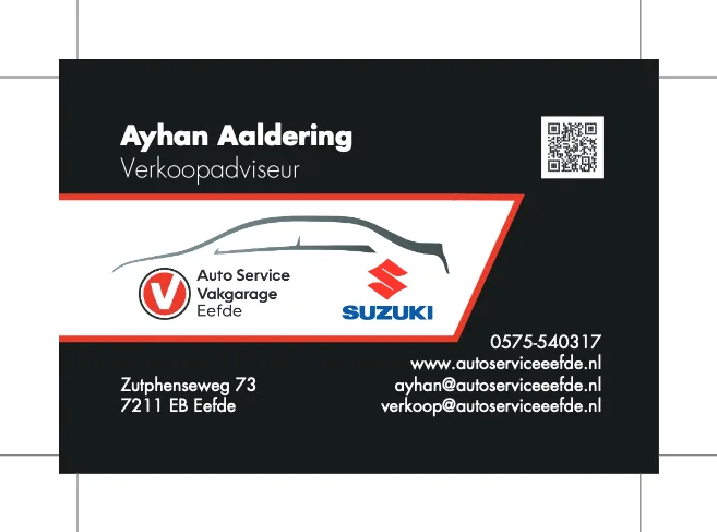 Visitekaartje Auto Service Eefde