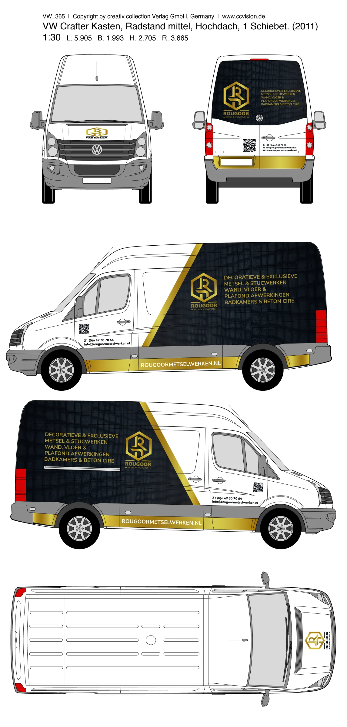 Carwrapping Rougoor Metselwerken